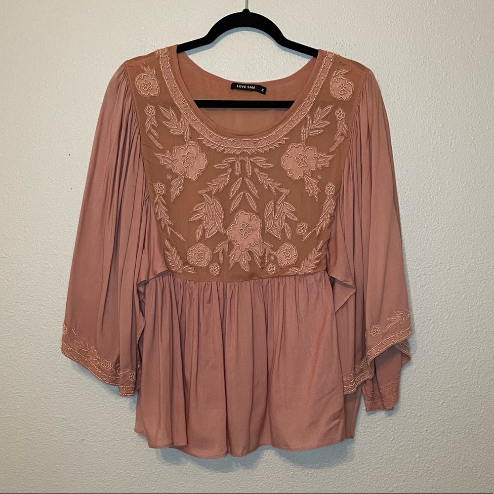 Love Sam beaded blouse